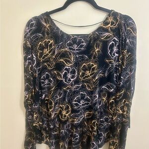 Free People Floral Top